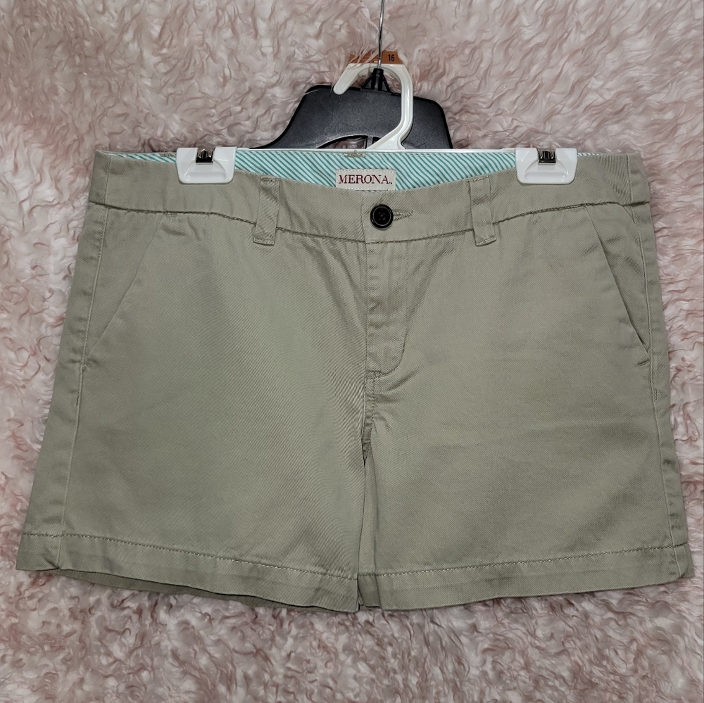 Merona Chino shorts sz 8 5in inseam tan